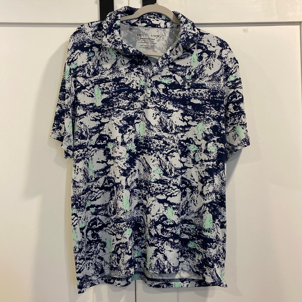 Under Armour Men’s Patterned Golf Polo
